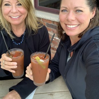 Socials Bar & Grill - Bloody Mary's on the patio at Socials - American Near Me - Fergus Falls, Minnesota
