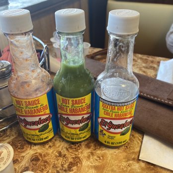 El Gallito de Jalisco - The only thing that made our plates edible. Had to dowse with some Yucateco salsas. - Mexican Near Me - San Antonio, Texas El Gallito de Jalisco - The only thing that made our plates edible. Had to dowse with some Yucateco salsas. - Mexican Near Me - San Antonio, Texas