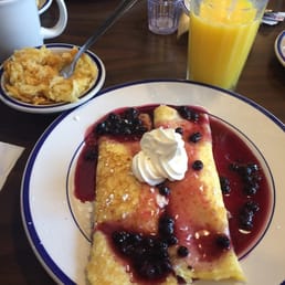 Blueberry Crepes