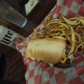 417 Taphouse - Bacon swiss burger with the best fries in town. - Bars Near Me - Springfield, Missouri