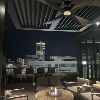 Wildwood Still - Outdoor fire and seating area - Whiskey Bars Near Me - Asheville, North Carolina
