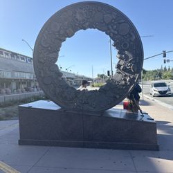 Outside art.