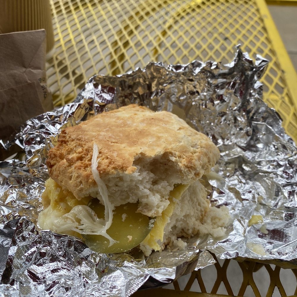 Fairfax Coffee House - Joey special. Fresh backed Biscuit, farm fresh eggs, sharp cheddar, and a pickle. Great mix! - Coffee & Tea Near Me - Berkeley Springs, West Virginia Fairfax Coffee House - Joey special. Fresh backed Biscuit, farm fresh eggs, sharp cheddar, and a pickle. Great mix! - Coffee & Tea Near Me - Berkeley Springs, West Virginia