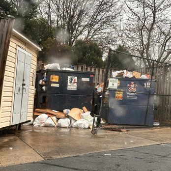 Commons at Potomac Square - How trash is left for entire complex - Apartments Near Me - Sterling, Virginia