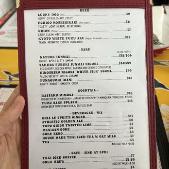 Little Grenjai - Drinks menu Nov 2025 - Thai Near Me - Brooklyn, New York Little Grenjai - Drinks menu Nov 2025 - Thai Near Me - Brooklyn, New York