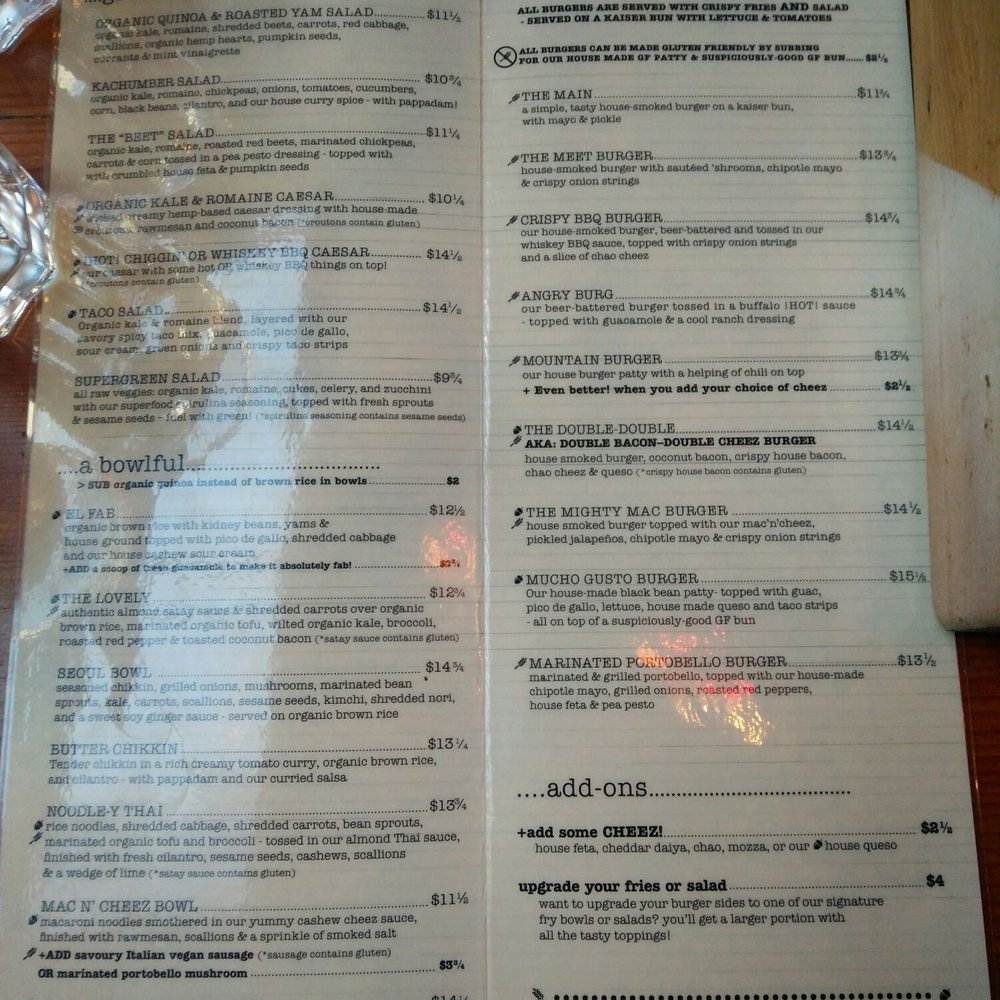 MeeT - Menu - Burgers Near Me - Vancouver, British Columbia MeeT - Menu - Burgers Near Me - Vancouver, British Columbia