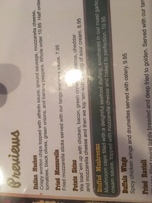 Menu photo 6 The Spaghetti Western T C Jester Houston, TX