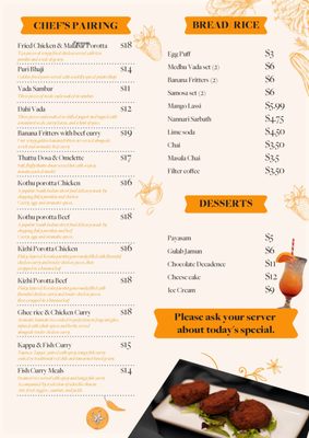 Menu photo 2 Dosa House Kingston, ON