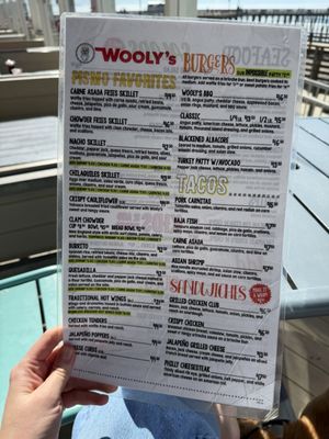 Menu photo 5 Wooly's Pismo Beach, CA Menu photo 5 Wooly's Pismo Beach, CA