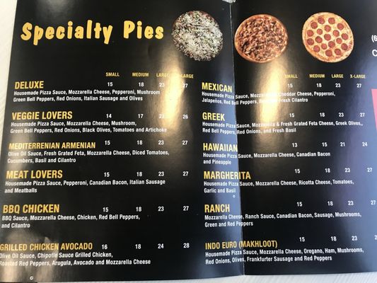 Menu photo 3 Pizza Pie Eatery Glendale, CA