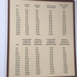 Good prices on photo prints.