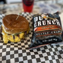 Hackamore Brewing - Cheese Please Burger with bacon. Double of course!