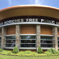 Center Moriches Free Public Library - Awesome design for the exterior of the library accented by beautiful landscaping.