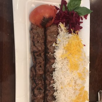 Pardis Persian Grill - Koobideh Beef Kabob: grilled round beef kabob with herbs and spices. - Persian/Iranian Near Me - Ridgewood, New Jersey