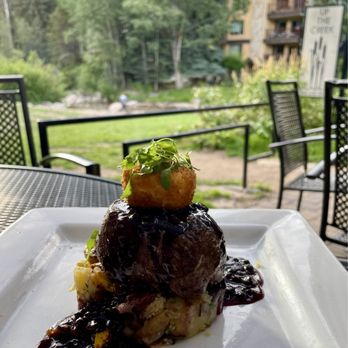 Up The Creek - Bison tenderloin - American Near Me - Vail, Colorado