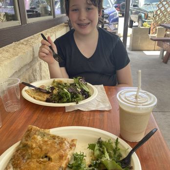 Crepe Crazy - The savory crepes are huge & so good. Even the side salads are delicious. - Creperies Near Me - Dripping Springs, Texas