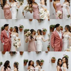 Makeup and hair for bride and bridesmaids
