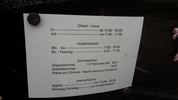 Menu photo 1 Kreuz Müllheim, BW Menu photo 1 Kreuz Müllheim, BW