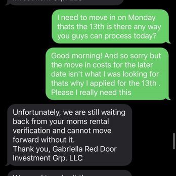 Red Door Investment Grp - SUPER UNPROFESSIONAL SCAM - Property Management Near Me - Winter Park, Florida