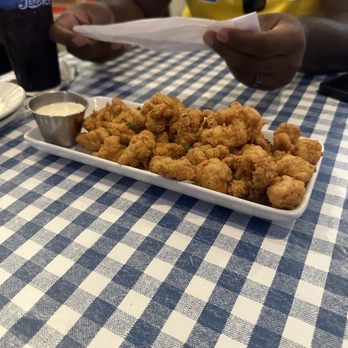 Dirty Dick's Crab House - Nags Head - Alligator bites - Fried Gator Tail / Jalapeno Ranch - Seafood Near Me - Nags Head, North Carolina Dirty Dick's Crab House - Nags Head - Alligator bites - Fried Gator Tail / Jalapeno Ranch - Seafood Near Me - Nags Head, North Carolina
