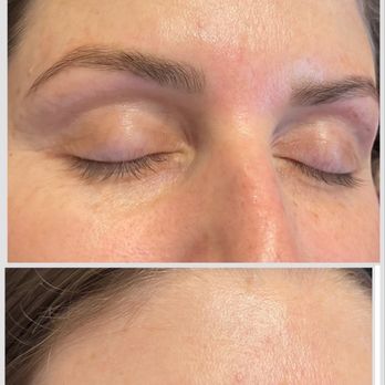 Queen Bee Salon & Spa - before and after eyebrows with Nef! - Skin Care Near Me - Culver City, California
