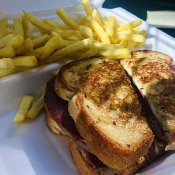 Bellaire Coffee Shop - Corned beef w sauerkraut on rye with fries - Breakfast & Brunch Near Me - Bellaire, Texas