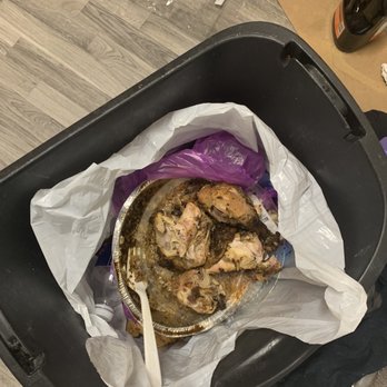 Caribbean Grill - TOOK PROOF OF ME NOT EATING THE DARK MEAT, I ORDERED AND PAID EXTRA FOR WHITE MEAT! - Caribbean Near Me - District Heights, Maryland