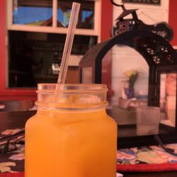 Casa Antigua Café - Freshly squeezed orange juice.  Tasty and satisfying.