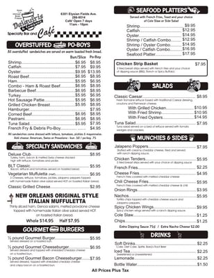 Menu photo 7 Daiquiris & Company New Orleans, LA Menu photo 7 Daiquiris & Company New Orleans, LA