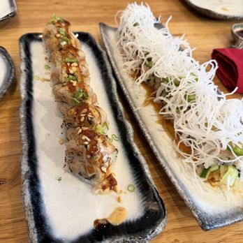 Sushi Kawa - Hanami Roll & another roll I can't remember the name of - Sushi Bars Near Me - Sacramento, California Sushi Kawa - Hanami Roll & another roll I can't remember the name of - Sushi Bars Near Me - Sacramento, California