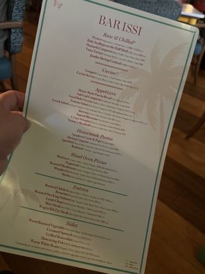 Menu photo 1 Bar Issi Palm Springs, CA Menu photo 1 Bar Issi Palm Springs, CA