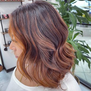 Long's Hair Studio - Copper balayage - Hair Salons Near Me - Katy, Texas Long's Hair Studio - Copper balayage - Hair Salons Near Me - Katy, Texas