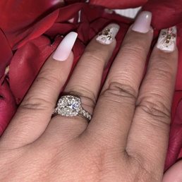 Custom Ajafee Engagement Ring