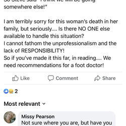 Upperline Health Somerset - My Facebook Post re: our morning experience.  3/28/23