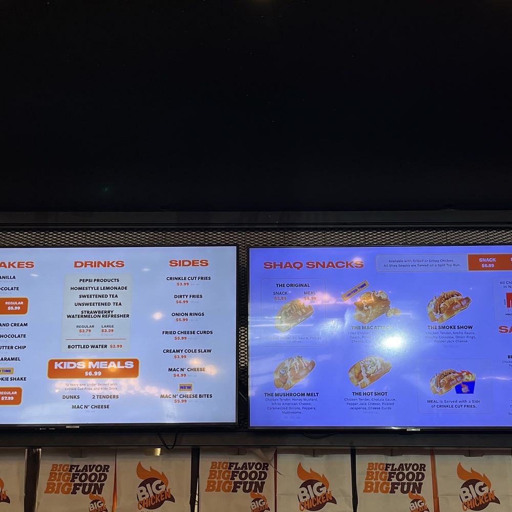 Big Chicken - Menu - Chicken Shop Near Me - Las Vegas, Nevada