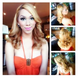 Sherry Mangrobang - Waterfall Braid. Hair by Shairy. Make up by Maica Heiress