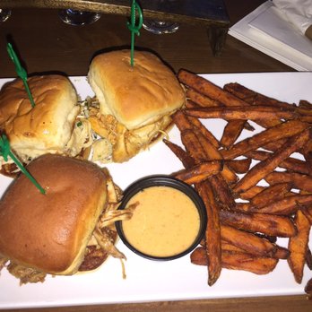 Watertown Brewing Co. - Chicken Slider (3 flavor variety) & sweet potato fries - Breweries Near Me - Watertown, South Dakota
