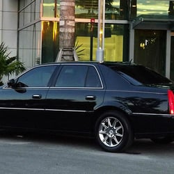 Skyplus Limousines - One Of Our Executive Cars Waits on A Corporate Client.