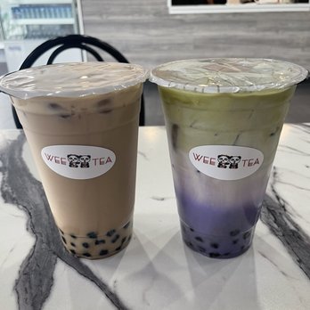 WeeTea - Arvada - Okinawa Milk Tea + WeeTea Double Delight - Bubble Tea Near Me - Arvada, Colorado