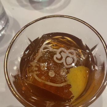 Hello Kitty Cafe - 1974 Old Fashioned, look at that ice cube! - Cafes Near Me - Irvine, California