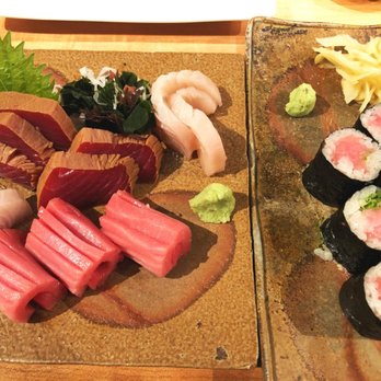 Katsu-Ya - Zuke on the upper left Negi Toro on the right - Sushi Bars Near Me - Seattle, Washington