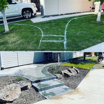 Midway Lawn Care - before and after - Lawn Services Near Me Midway Lawn Care - before and after - Lawn Services Near Me
