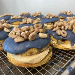 Enci Sweets - Blueberry cereal sandwich - keto-friendly, sugar-free, gluten-free, grain-free