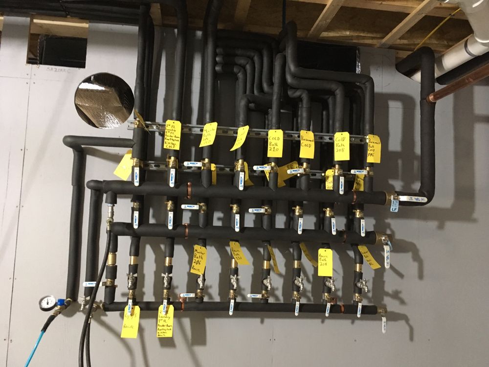 Slide of Old School Plumbing and Heating