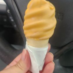 Shirl's Drive In - Junior swirl with butterscotch dip