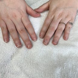 My gross mess of nails before