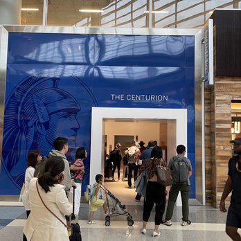 The Centurion Lounge - Line just to get out on wait list. Wait list took 45 mins to get through - Airport Lounges Near Me - Dallas, Texas The Centurion Lounge - Line just to get out on wait list. Wait list took 45 mins to get through - Airport Lounges Near Me - Dallas, Texas
