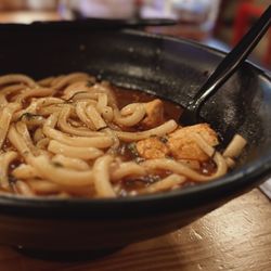 YATAI Ramen + Yakitori - 熱々の辛い味噌とうどん、豆腐  Wonderful!
