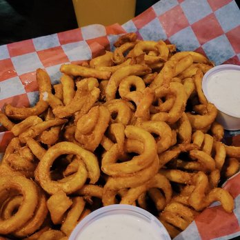 The Draft - Best curly fries ever! So crispy! And don't get me started on the ranch, it's the bomb, paired with a cold beer. How could you go wrong! - Chicken Wings Near Me - Oceanside, California The Draft - Best curly fries ever! So crispy! And don't get me started on the ranch, it's the bomb, paired with a cold beer. How could you go wrong! - Chicken Wings Near Me - Oceanside, California