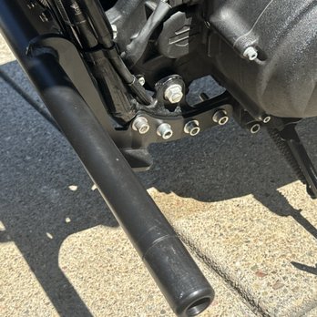 GP Frame & Wheel - Second bolt prior was broken off but now all threads were tapped and cleaned so all 4 bolts went in and torqued with no problems. - Motorcycle Repair Near Me - Sacramento, California GP Frame & Wheel - Second bolt prior was broken off but now all threads were tapped and cleaned so all 4 bolts went in and torqued with no problems. - Motorcycle Repair Near Me - Sacramento, California
